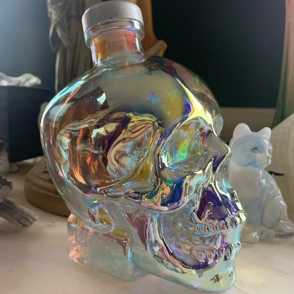 Crystal Skull Empty Bottle